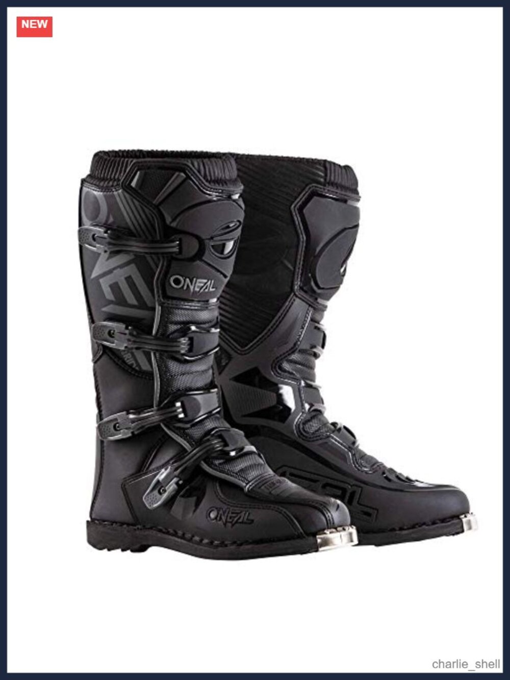 O'Neal Element Motorcycle Boots Faux Leather Calf High Work Racing